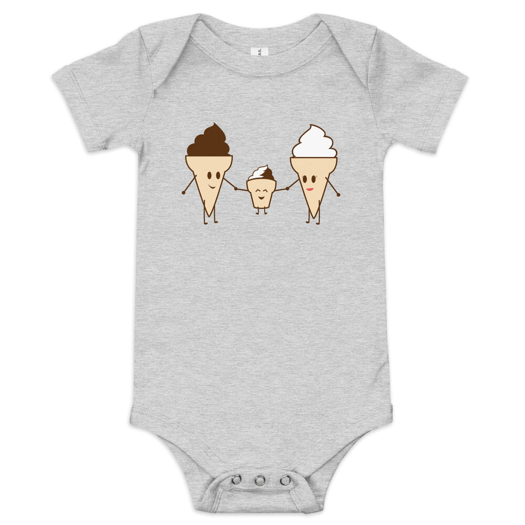 Ice Cream Family Kid's Onesie