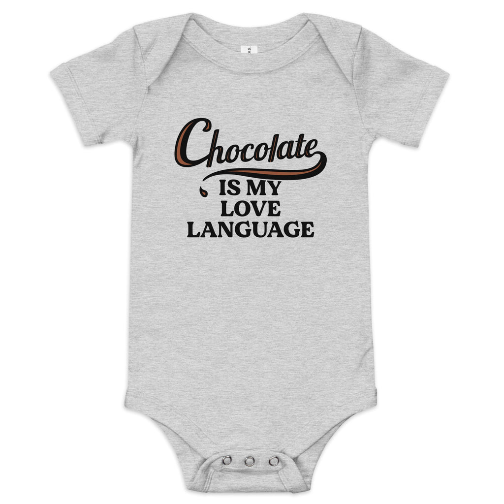 Chocolate Is My Love Language Kid's Onesie