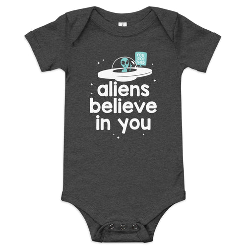 Aliens Believe In You Kid's Onesie