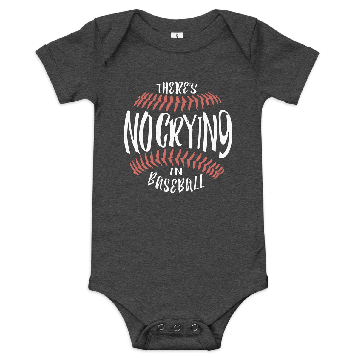 There's No Crying In Baseball Kid's Onesie
