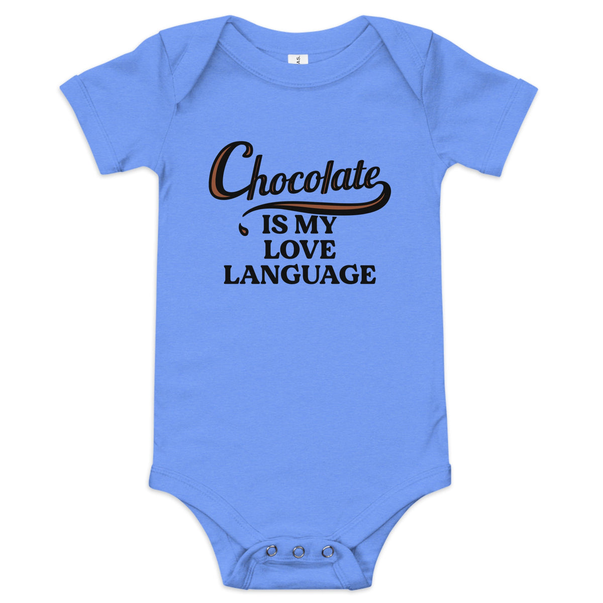 Chocolate Is My Love Language Kid's Onesie