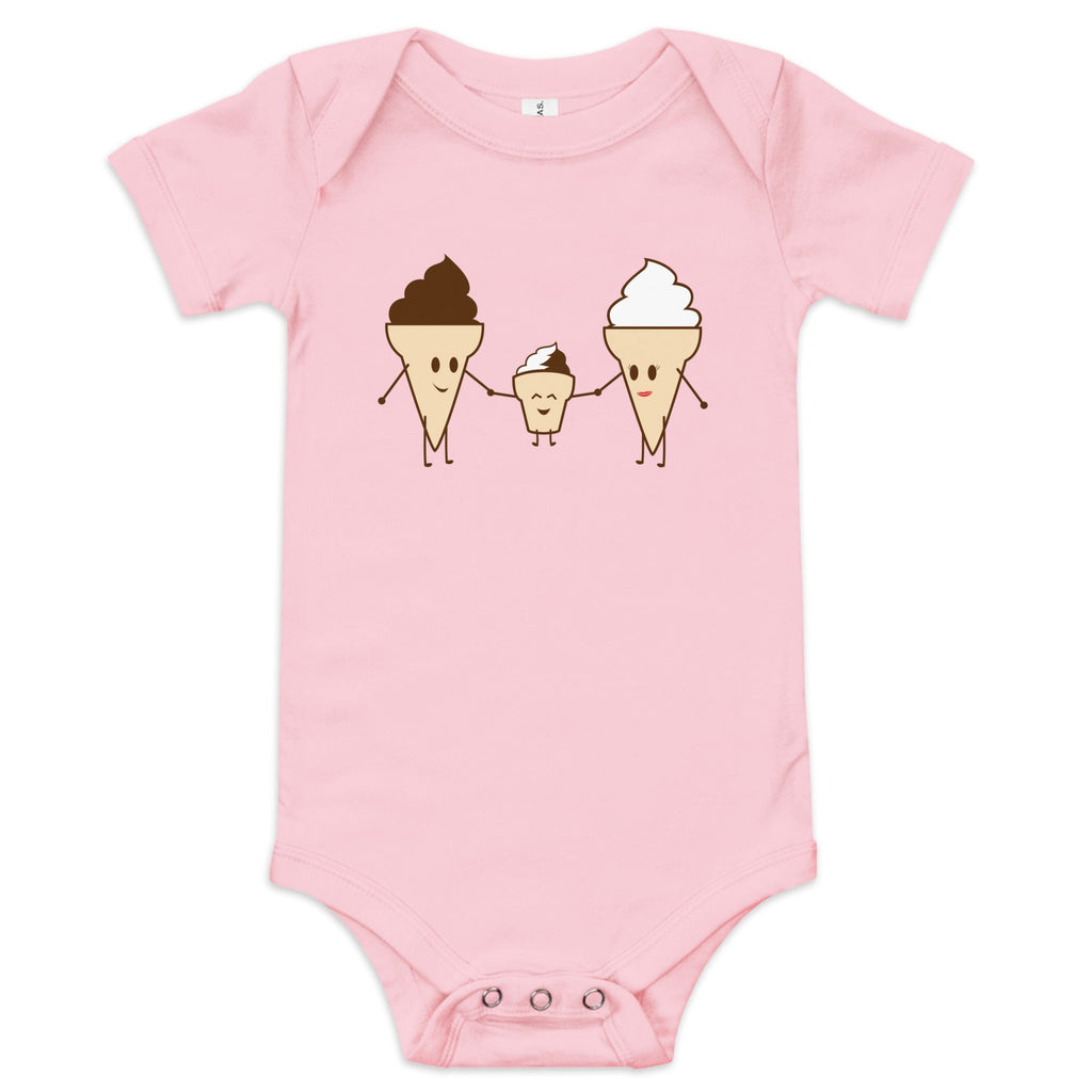 Ice Cream Family Kid's Onesie