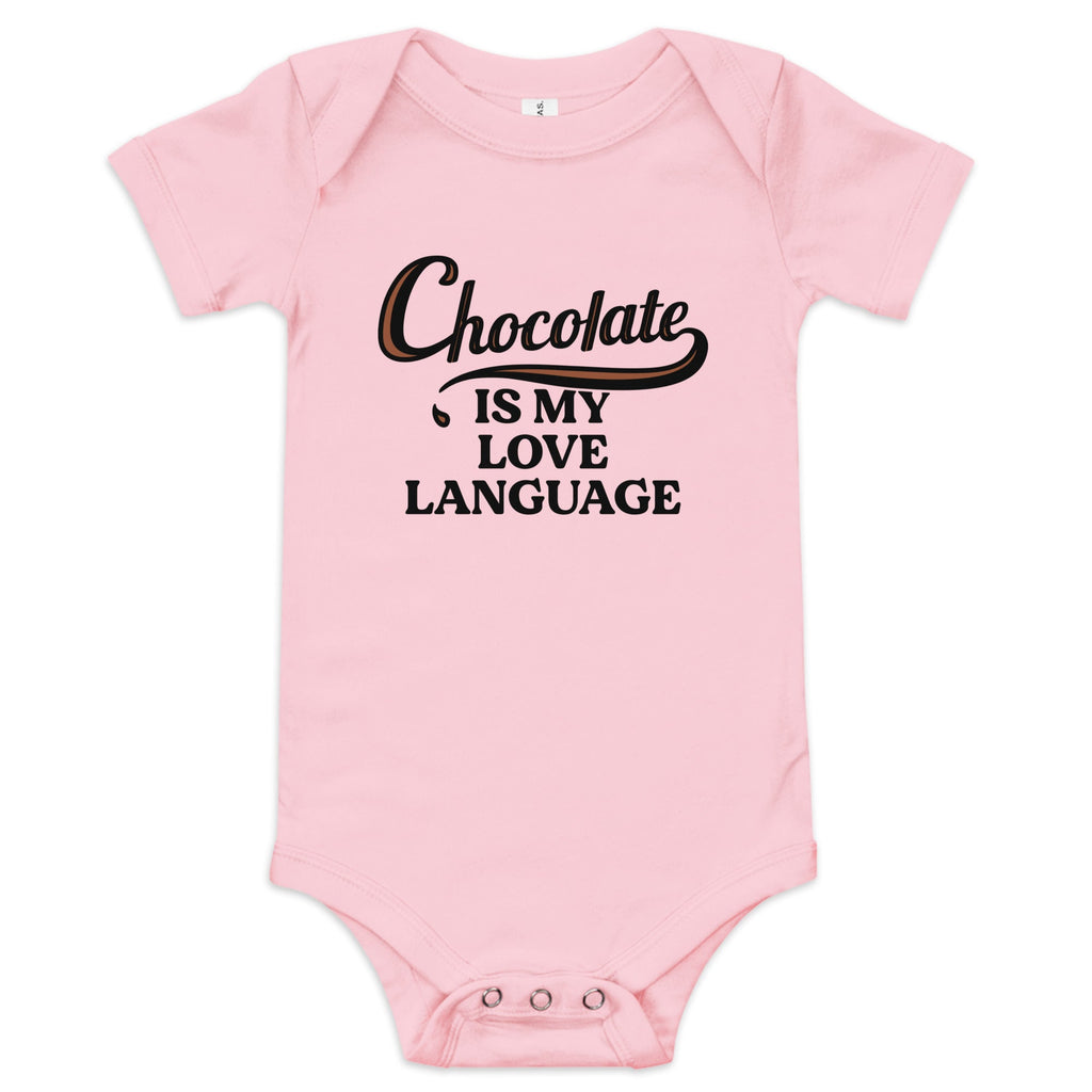 Chocolate Is My Love Language Kid's Onesie