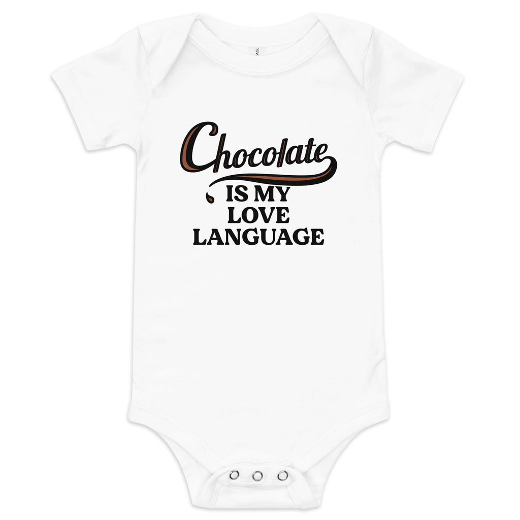 Chocolate Is My Love Language Kid's Onesie