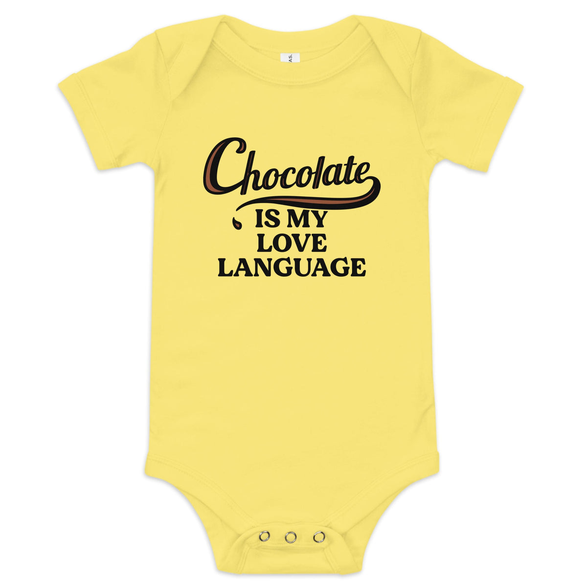 Chocolate Is My Love Language Kid's Onesie