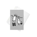 Shhh Coffee First Greeting Card