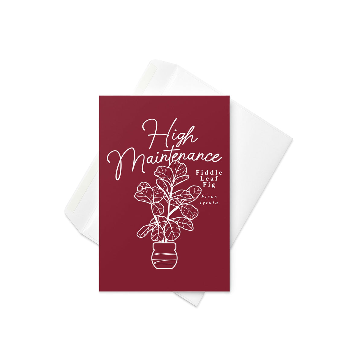 High Maintenance Greeting Card