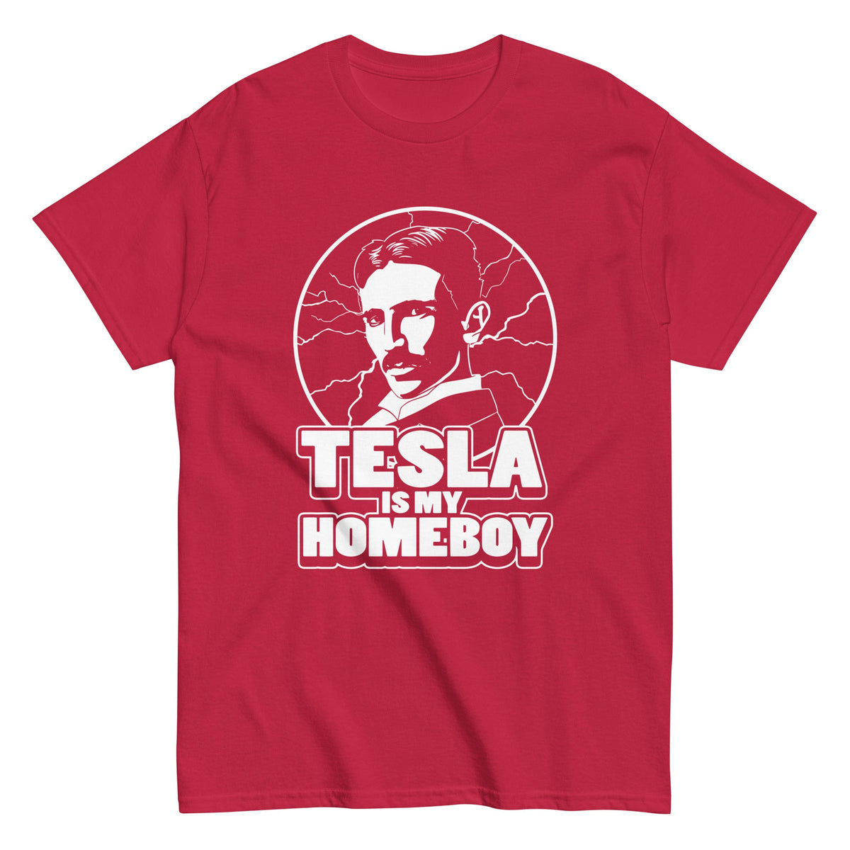 Tesla Is My Homeboy Men's Classic Tee product image 4