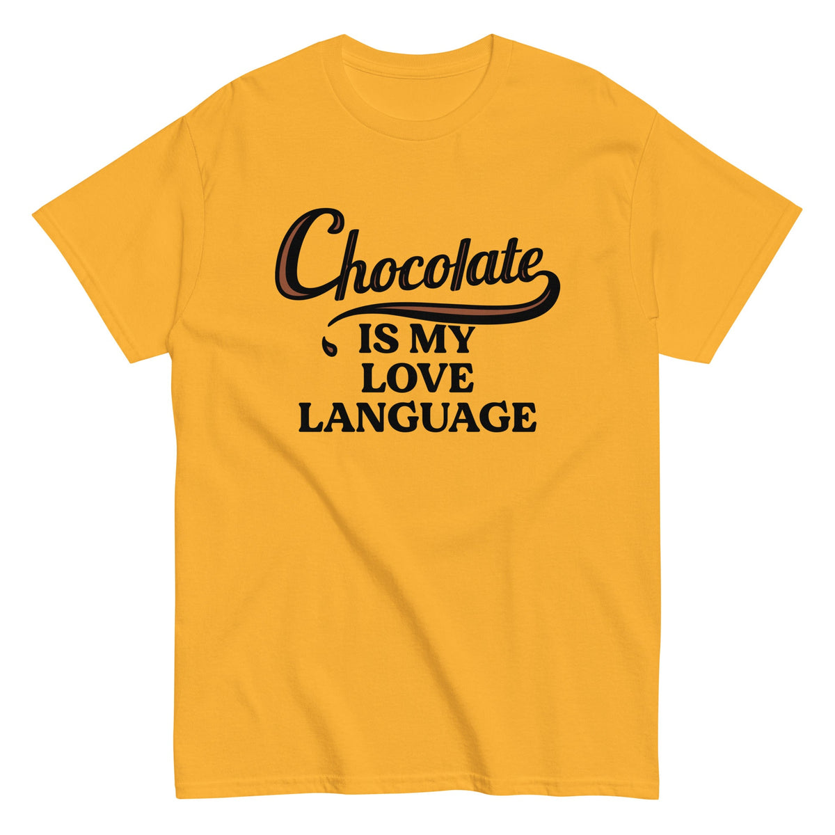 Chocolate Is My Love Language Men's Classic Tee product image 4