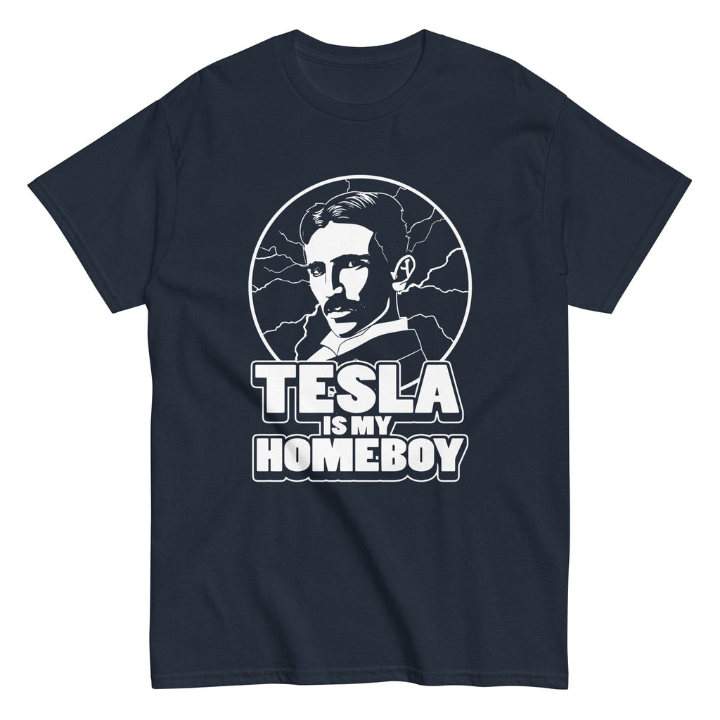 Tesla Is My Homeboy Men's Classic Tee product image 2