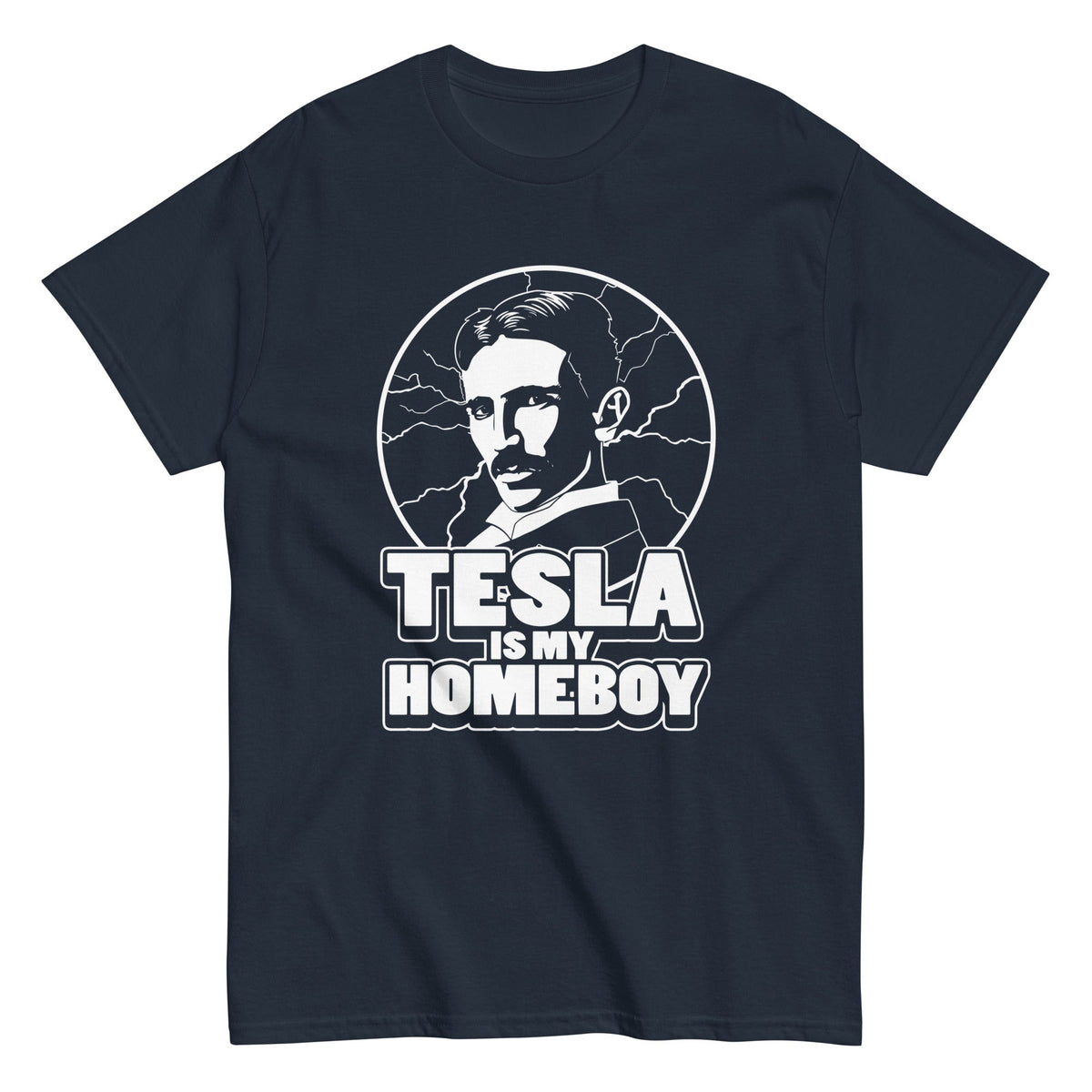 Tesla Is My Homeboy Men's Classic Tee product image 2