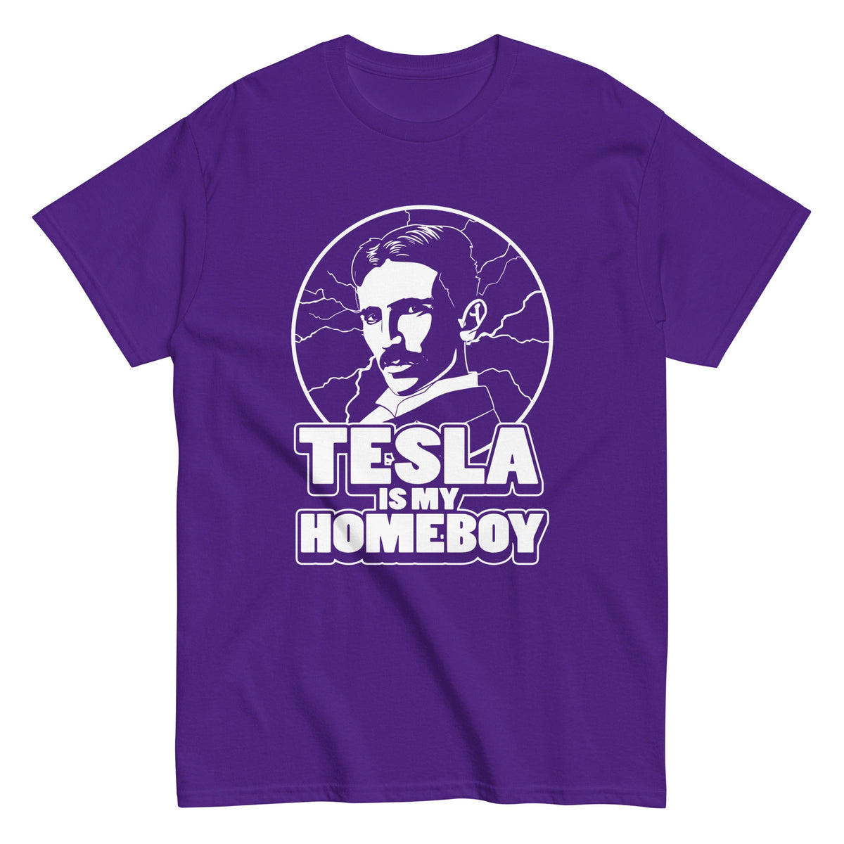 Tesla Is My Homeboy Men's Classic Tee product image 3