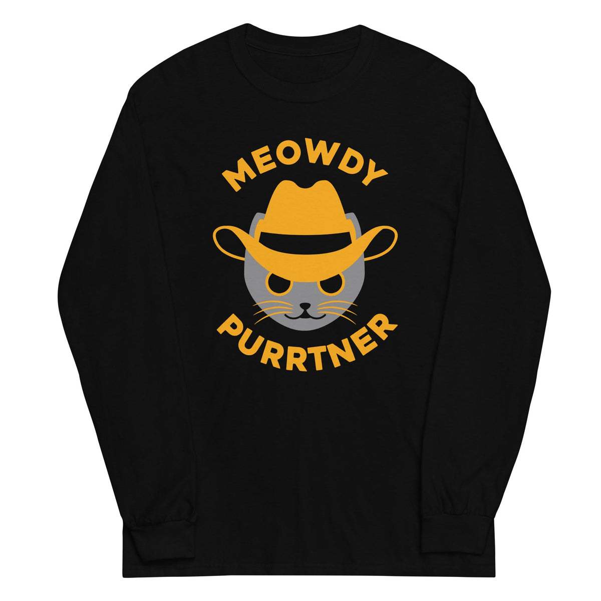 Meowdy Purrtner Unisex Long Sleeve Tee product image 2