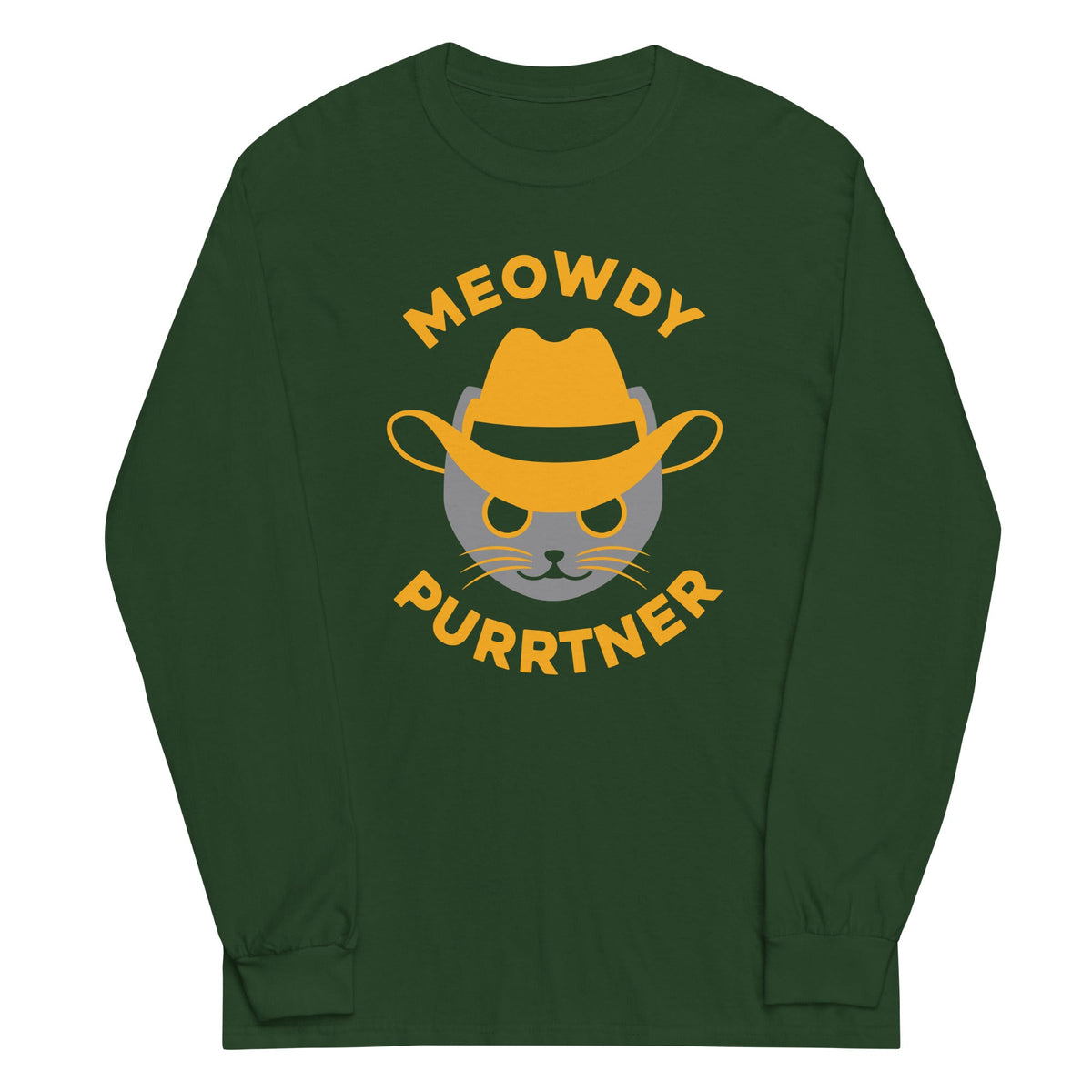 Meowdy Purrtner Unisex Long Sleeve Tee product image 4