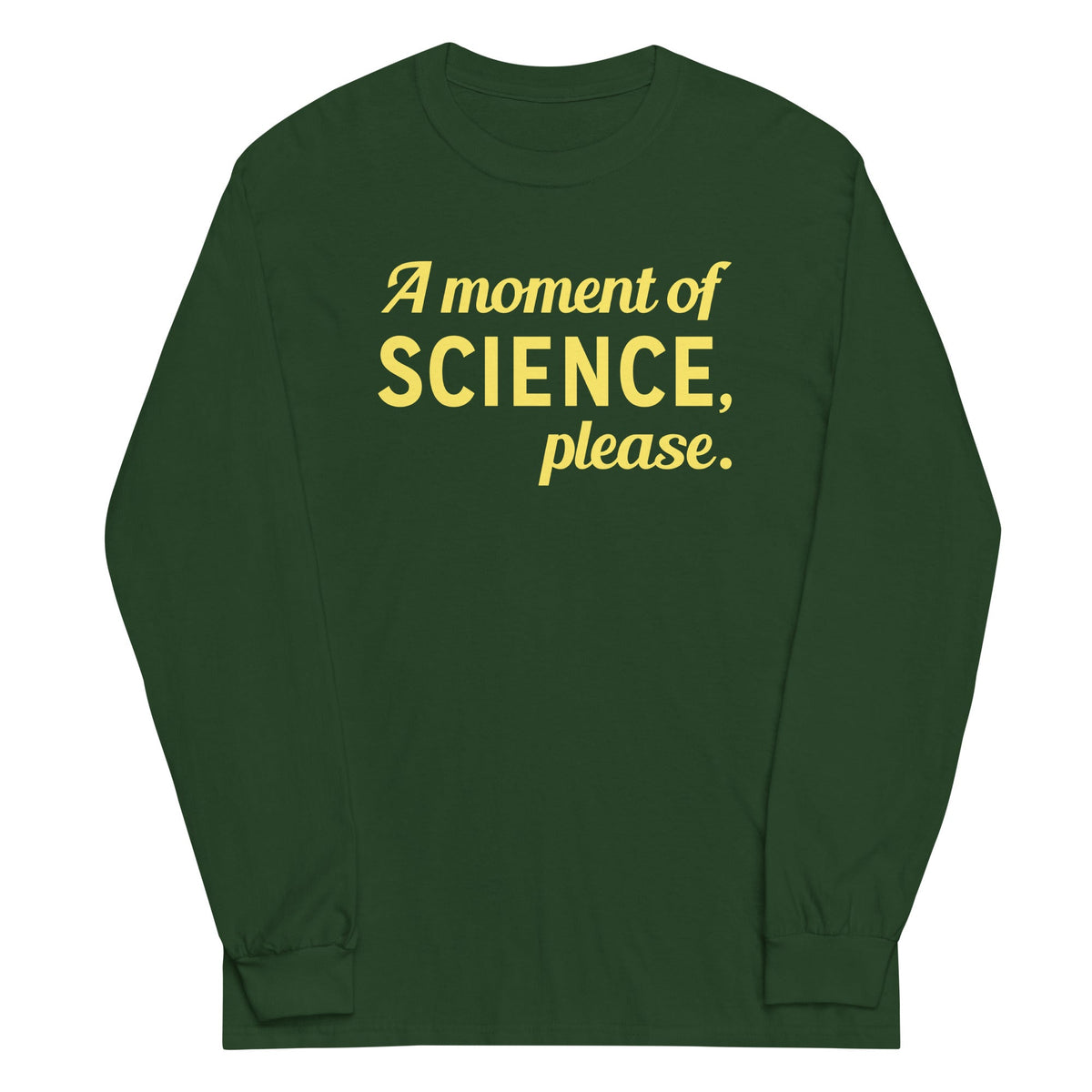 A Moment of Science, Please Unisex Long Sleeve Tee product image 3