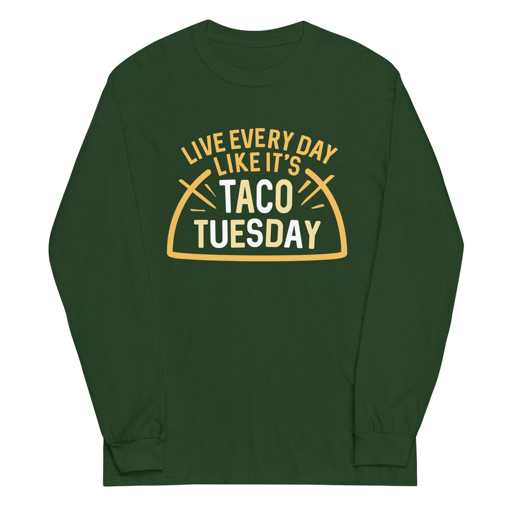 Taco Tuesday Unisex Long Sleeve Tee product image 4