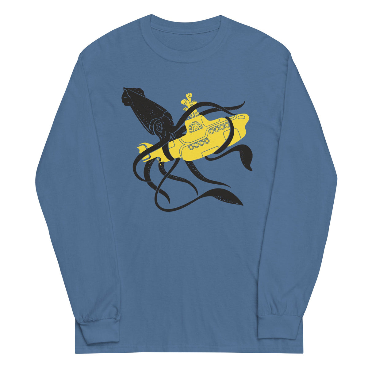 Squid Sub Battle Unisex Long Sleeve Tee product image 3