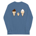 Ice Cream Family Unisex Long Sleeve Tee product image 1