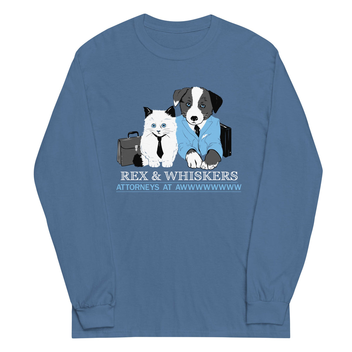 Rex and Whiskers Attorneys Unisex Long Sleeve Tee product image 4