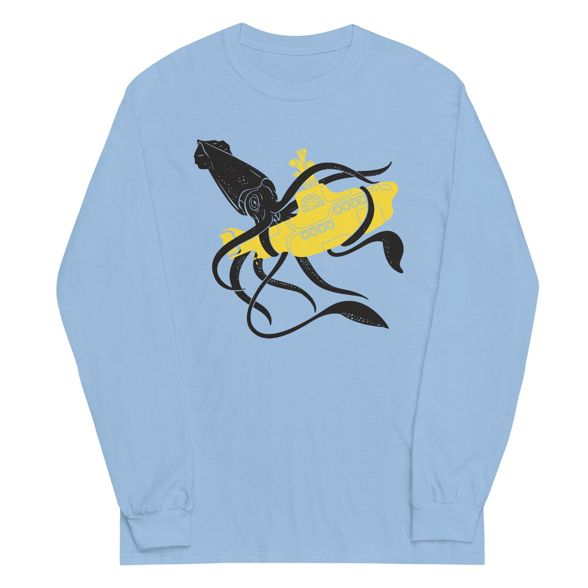 Squid Sub Battle Unisex Long Sleeve Tee product image 4
