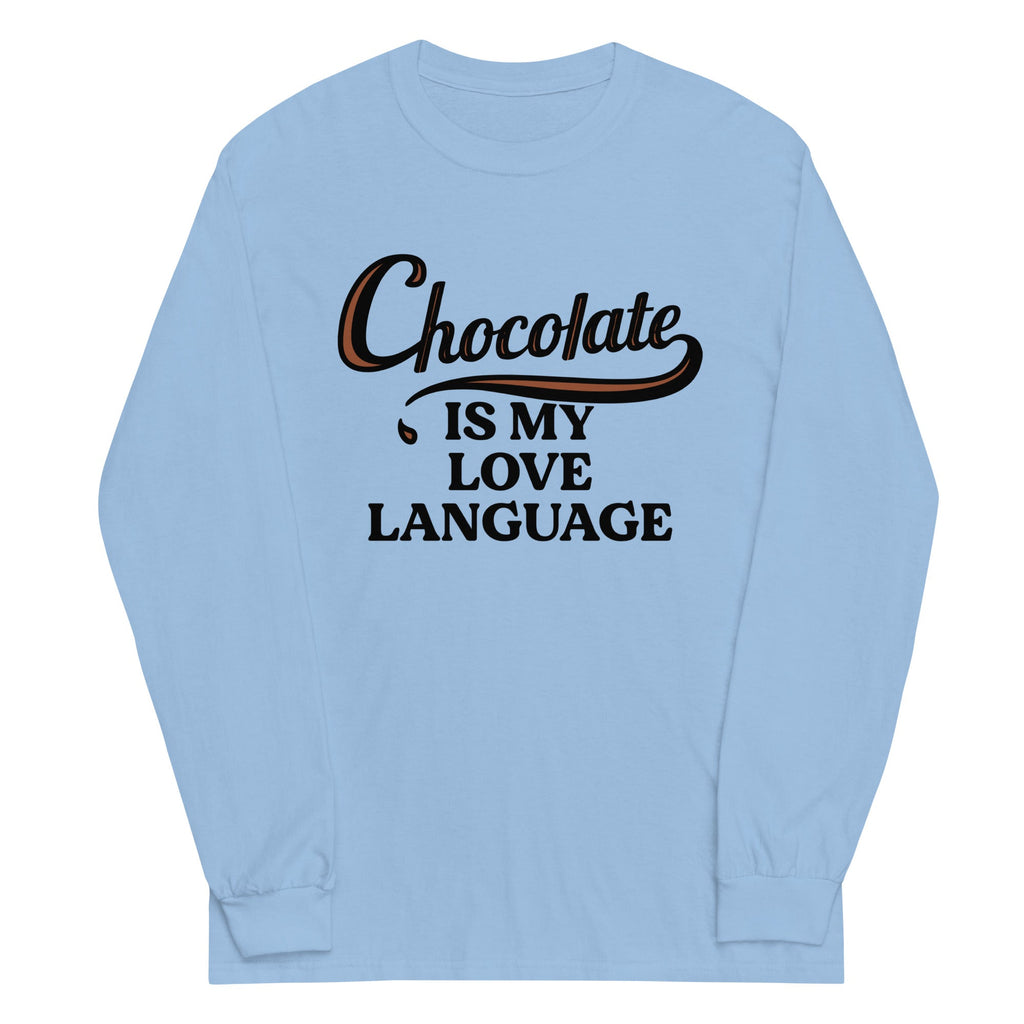 Chocolate Is My Love Language Unisex Long Sleeve Tee product image 2