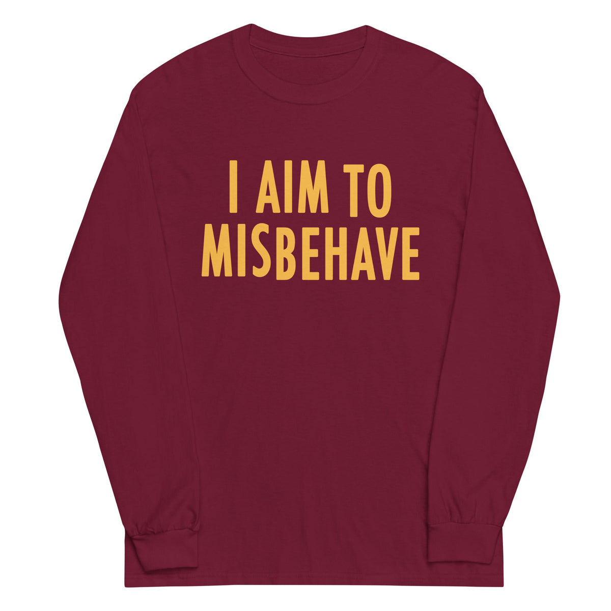 I Aim To Misbehave Unisex Long Sleeve Tee product image 3