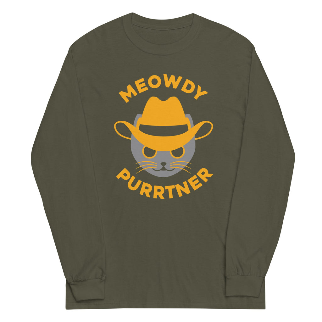 Meowdy Purrtner Unisex Long Sleeve Tee product image 5