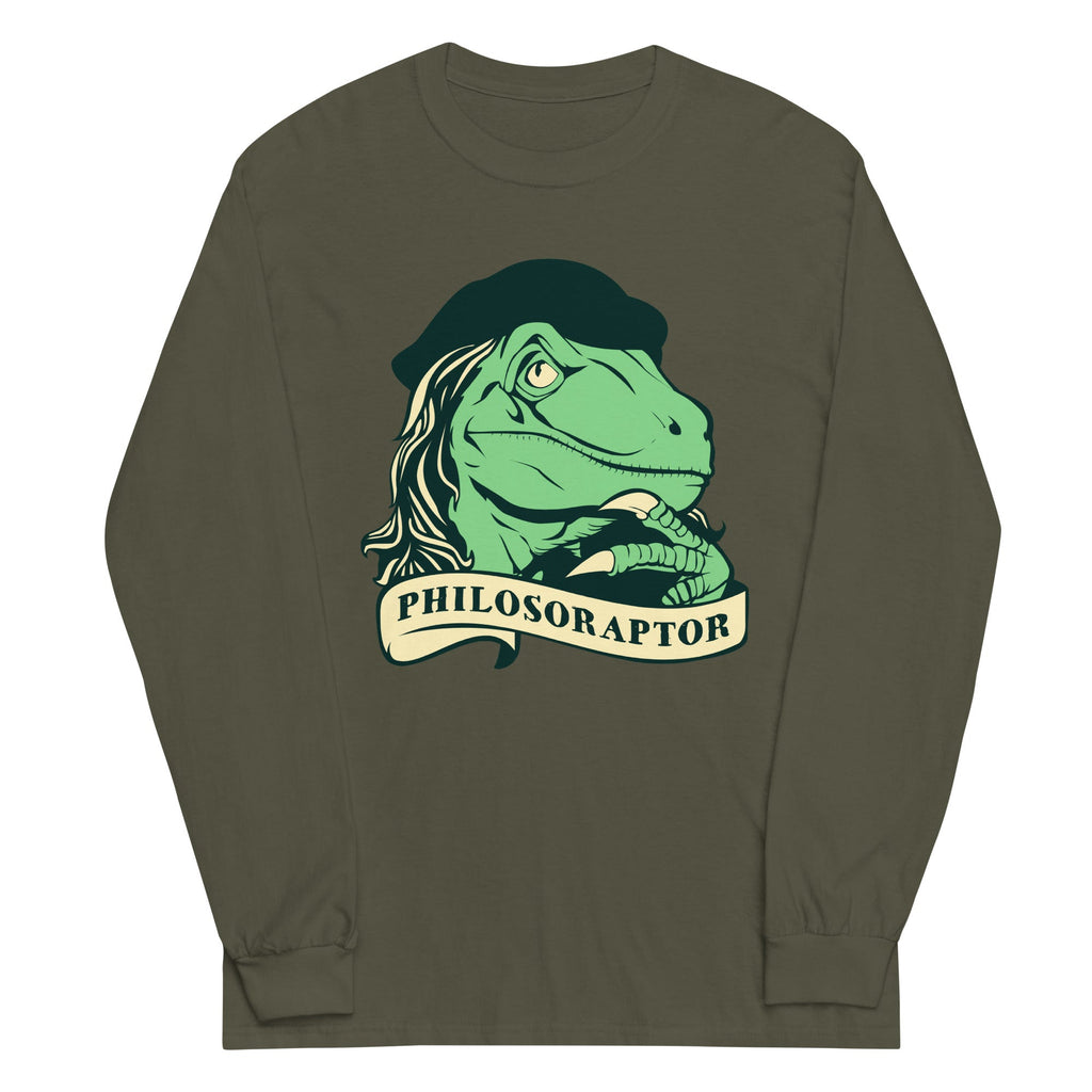 Philosoraptor Unisex Long Sleeve Tee product image 2
