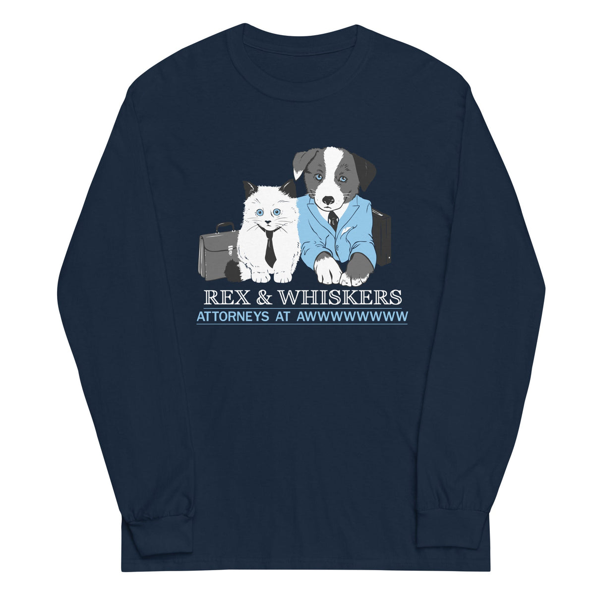 Rex and Whiskers Attorneys Unisex Long Sleeve Tee product image 2