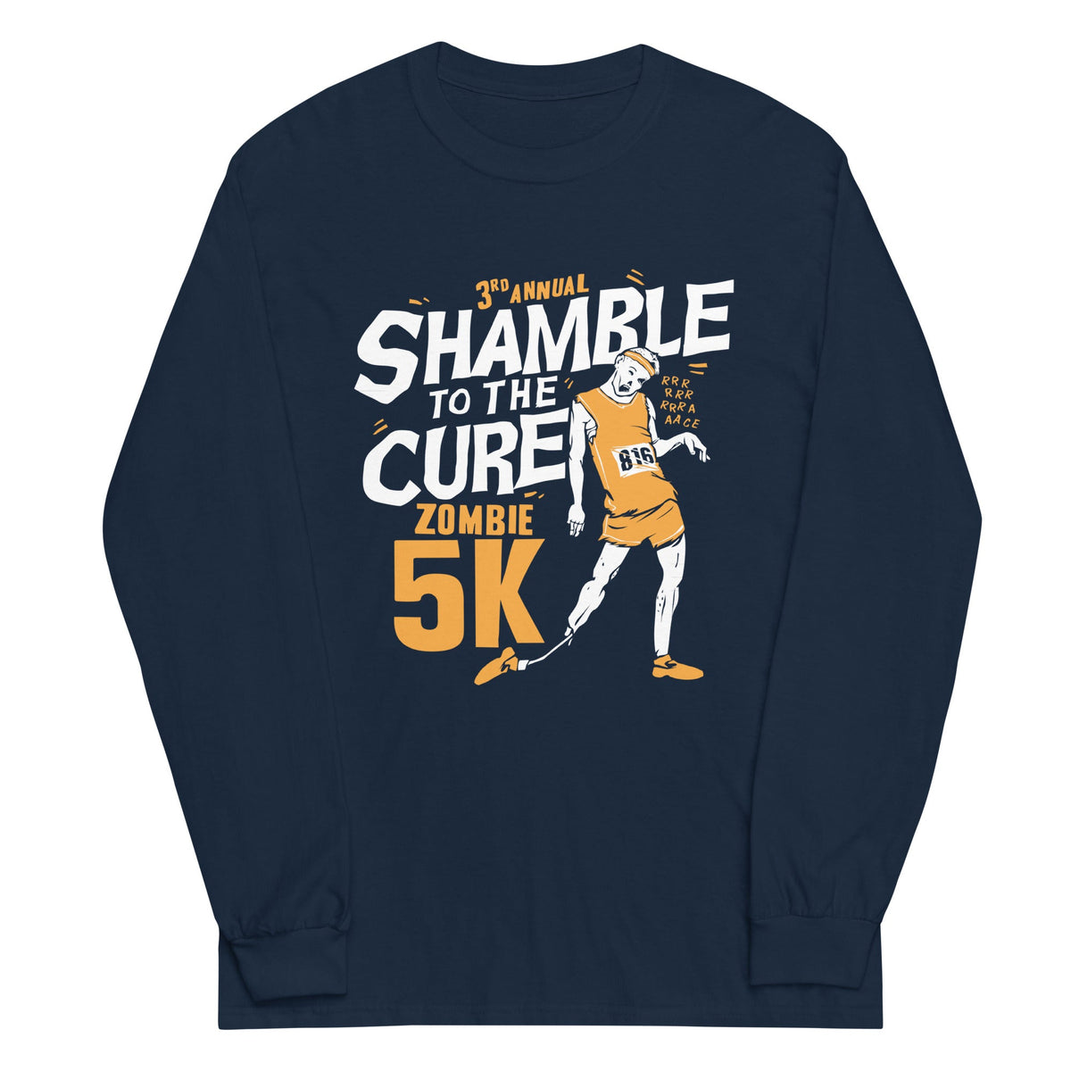 Shamble To The Cure Zombie 5K Unisex Long Sleeve Tee product image 3