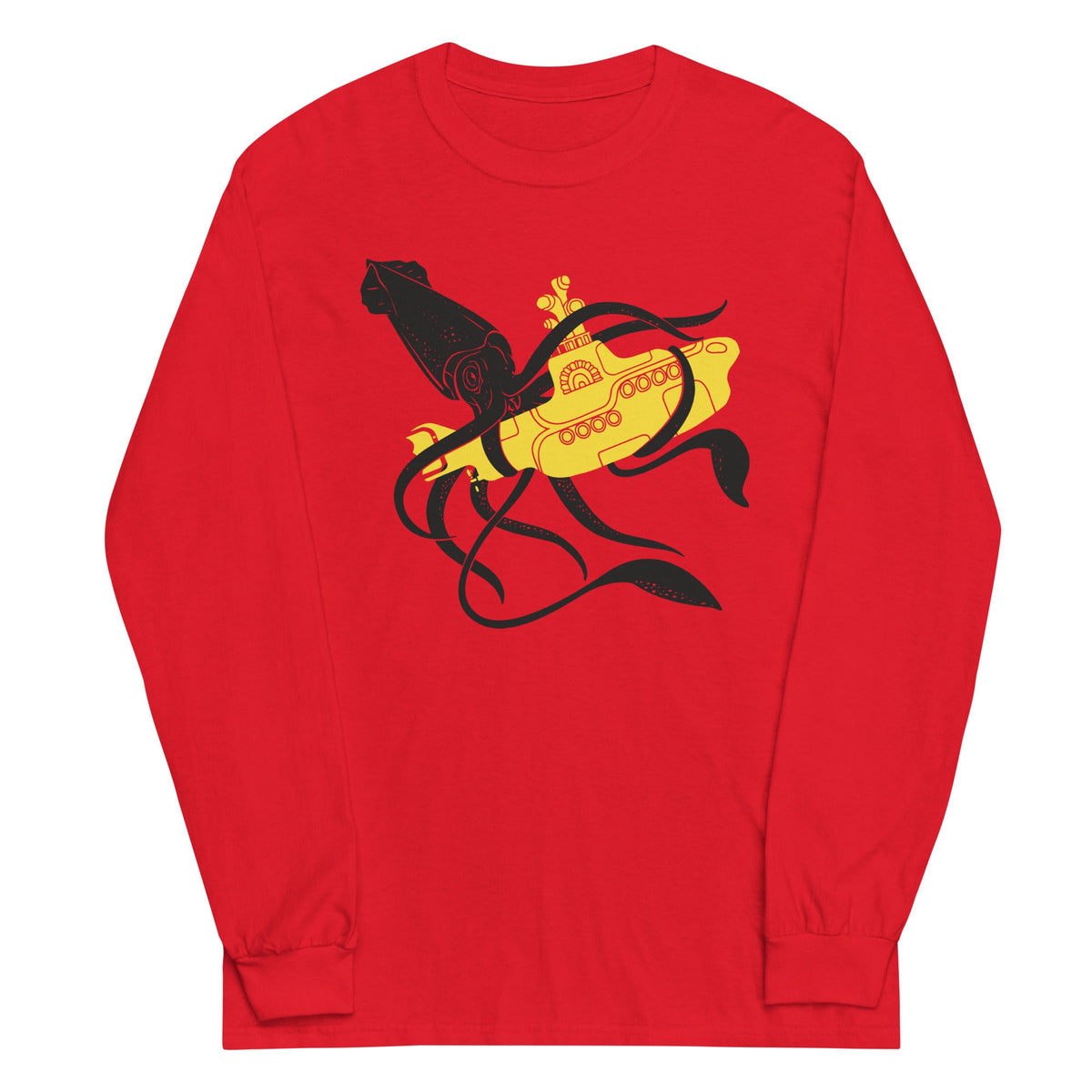 Squid Sub Battle Unisex Long Sleeve Tee product image 2