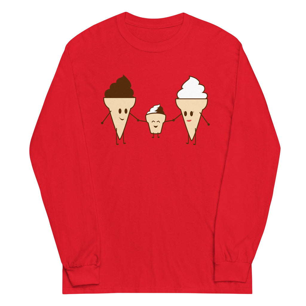 Ice Cream Family Unisex Long Sleeve Tee product image 2