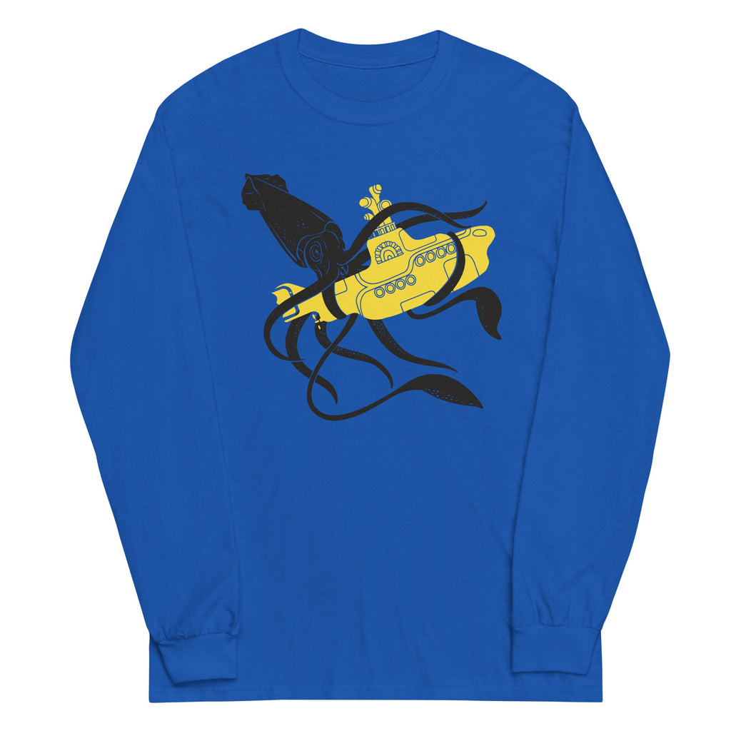 Squid Sub Battle Unisex Long Sleeve Tee product image 1