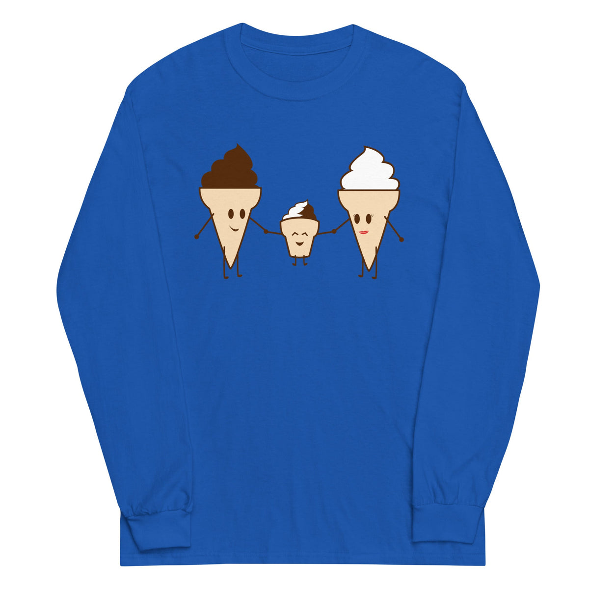 Ice Cream Family Unisex Long Sleeve Tee product image 3