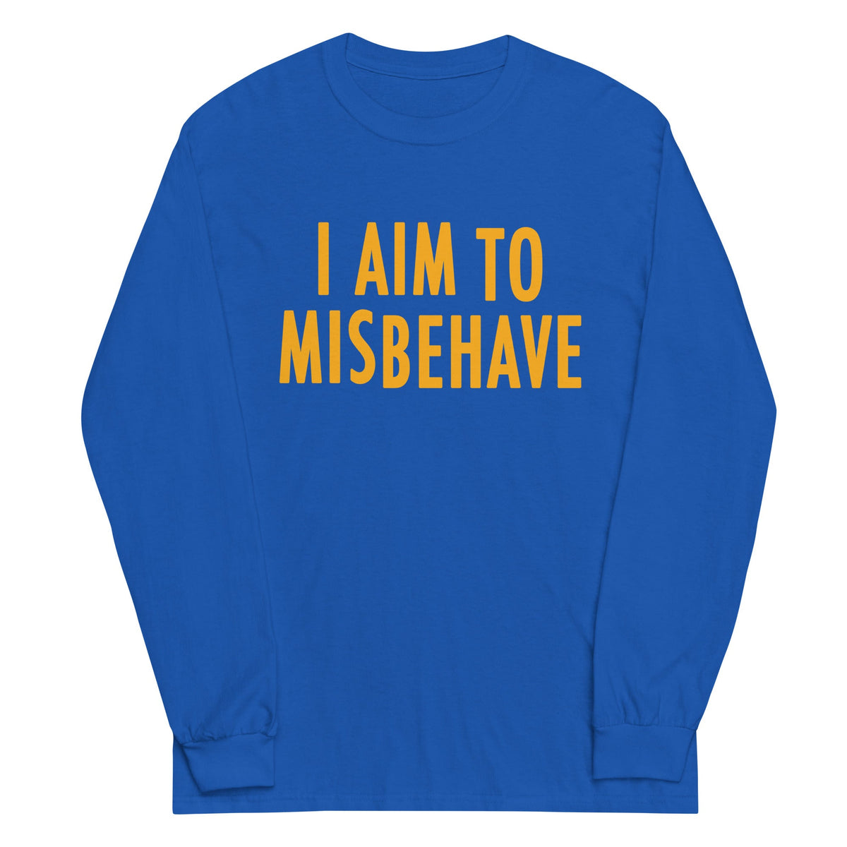 I Aim To Misbehave Unisex Long Sleeve Tee product image 5
