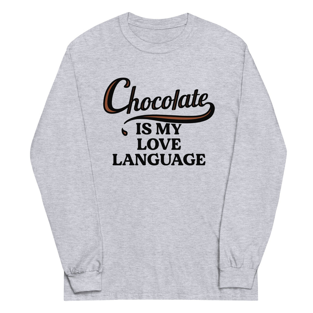 Chocolate Is My Love Language Unisex Long Sleeve Tee product image 1
