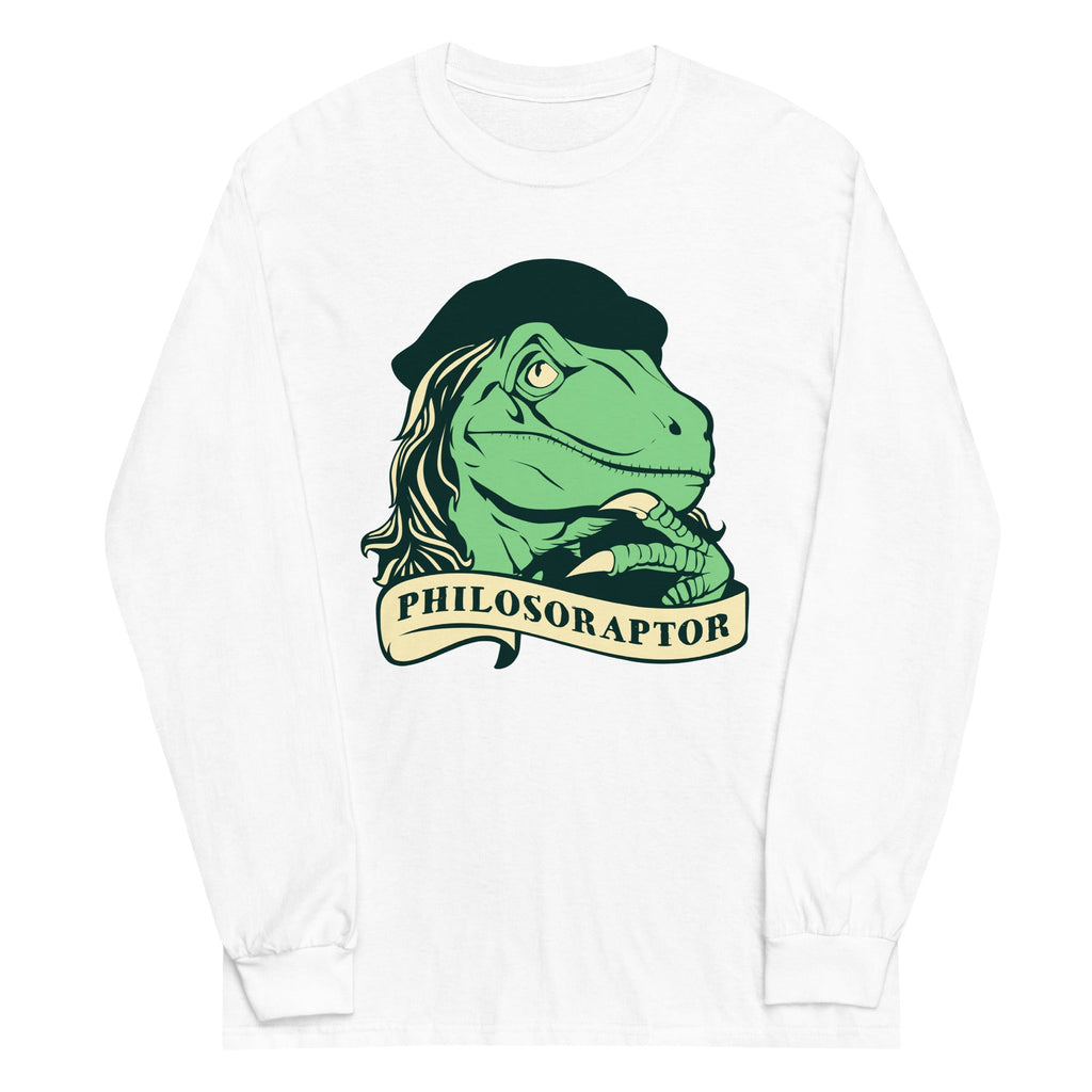 Philosoraptor Unisex Long Sleeve Tee product image 5