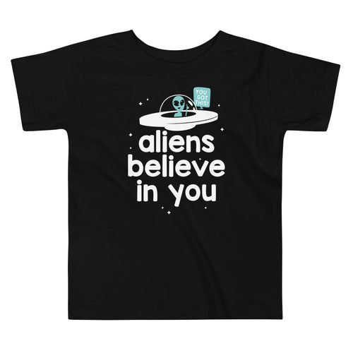 Aliens Believe In You Kid's Toddler Tee product image 1