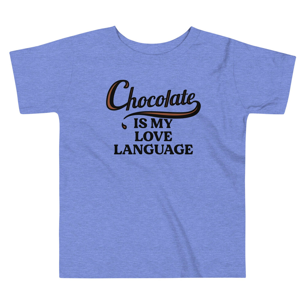 Chocolate Is My Love Language Kid's Toddler Tee product image 1