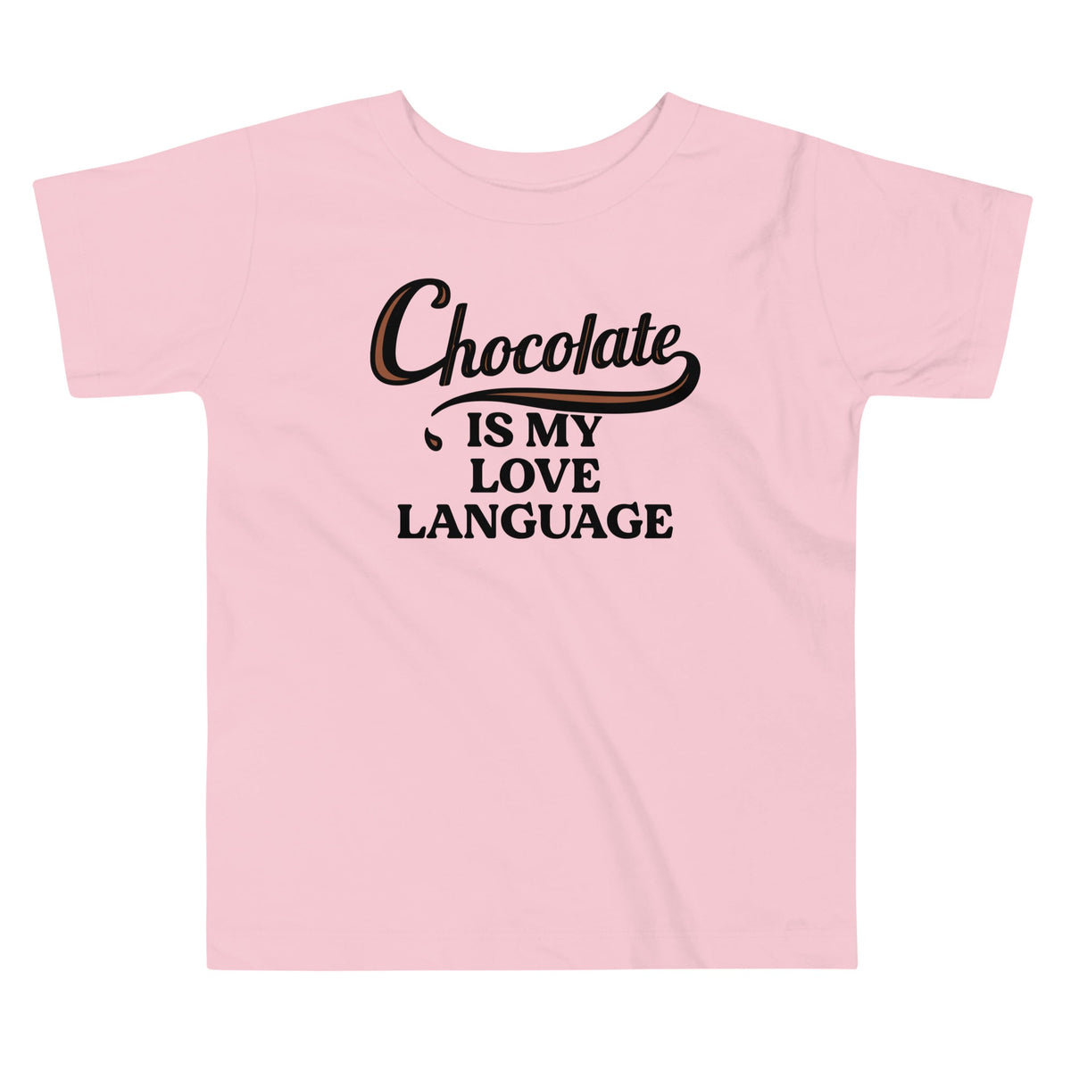 Chocolate Is My Love Language Kid's Toddler Tee product image 2