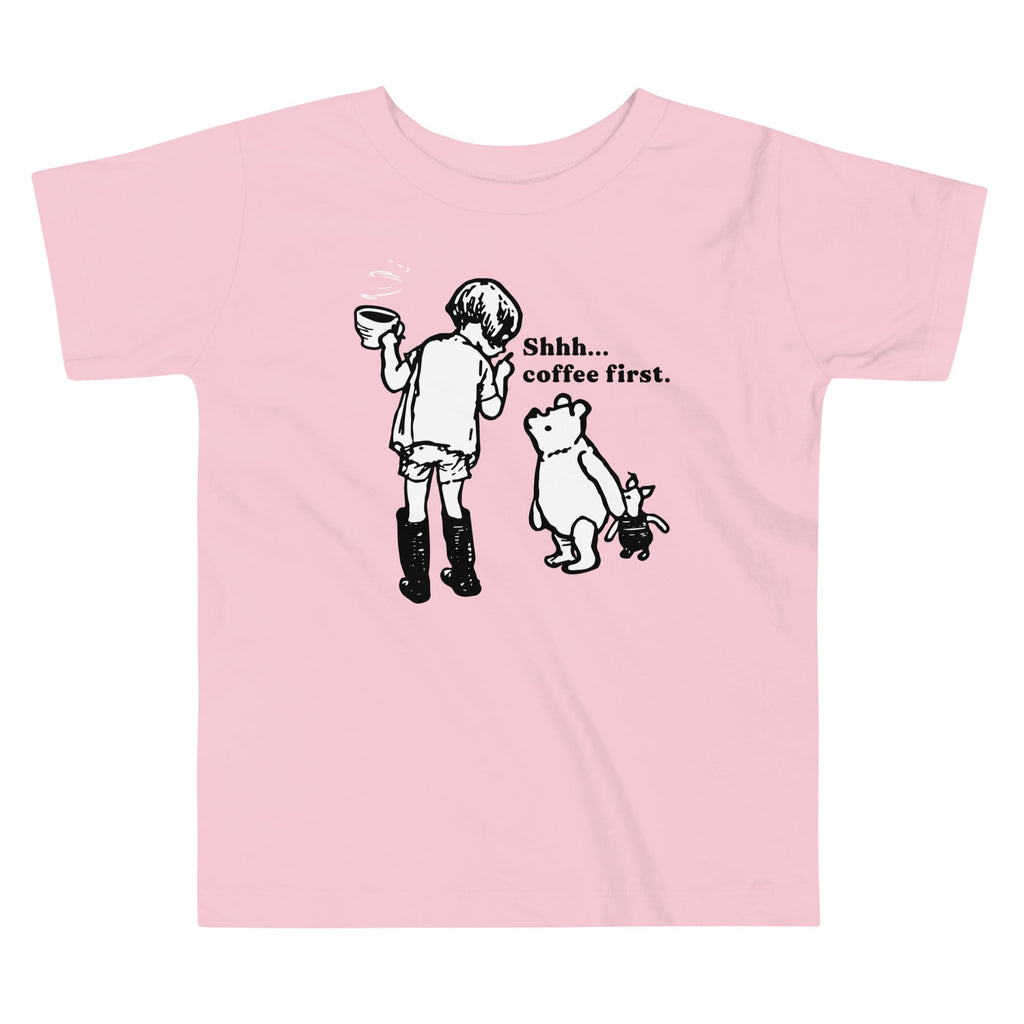 Shhh Coffee First Kid's Toddler Tee product image 2