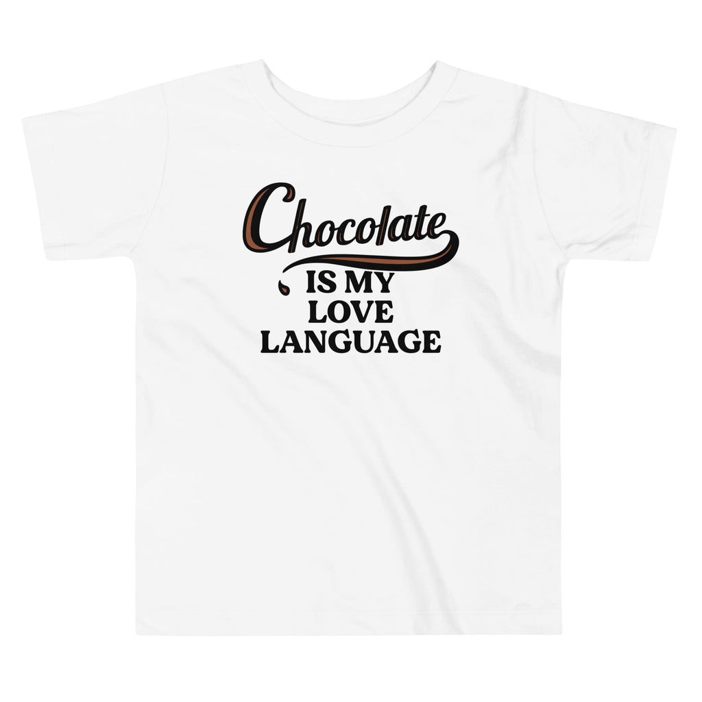 Chocolate Is My Love Language Kid's Toddler Tee product image 3