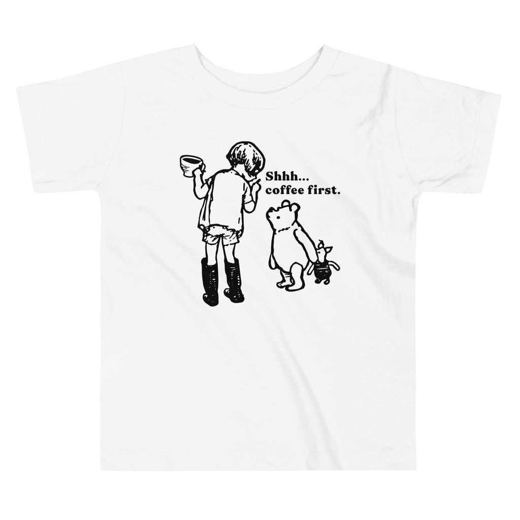 Shhh Coffee First Kid's Toddler Tee product image 3