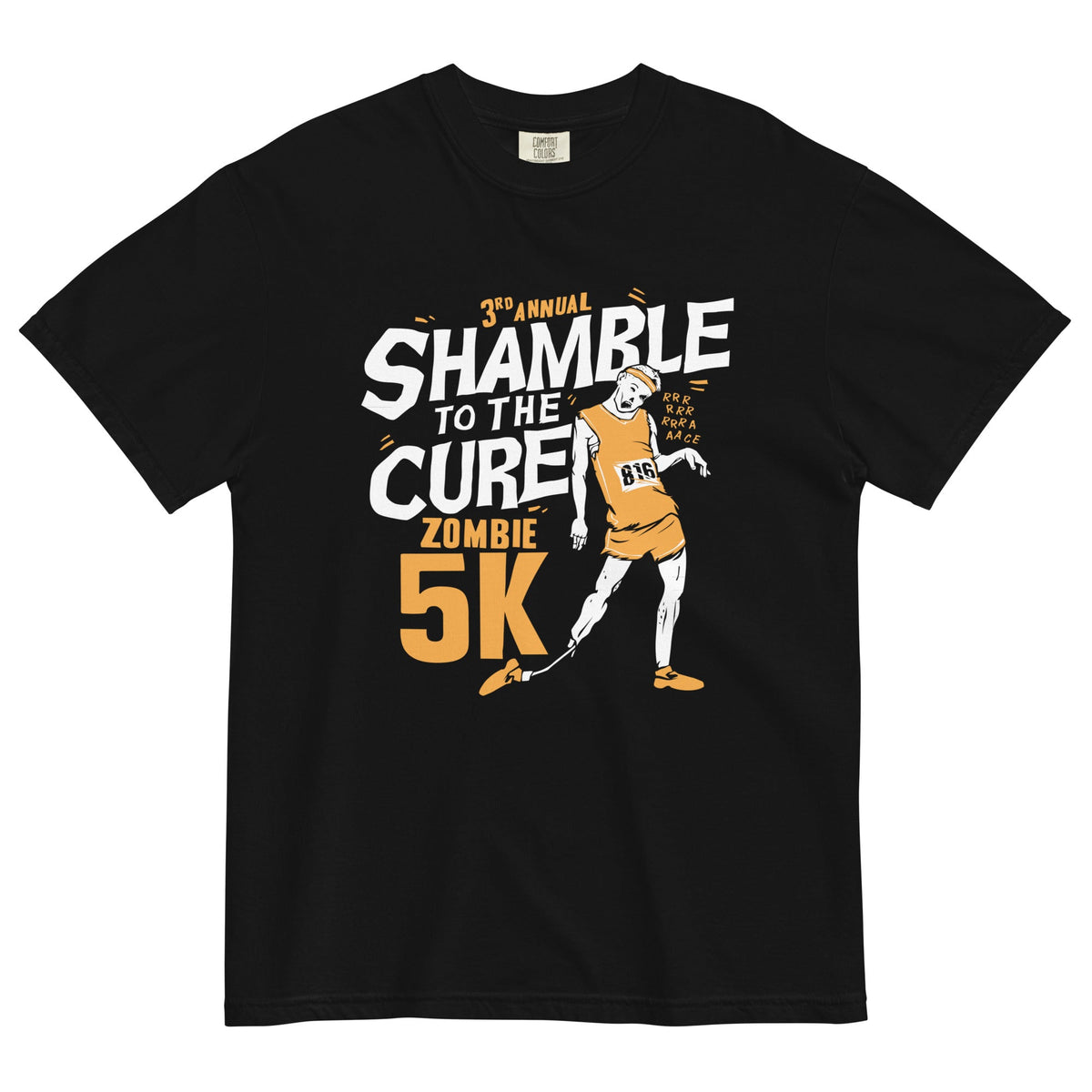 Shamble To The Cure Zombie 5K Men's Relaxed Fit Tee product image 2