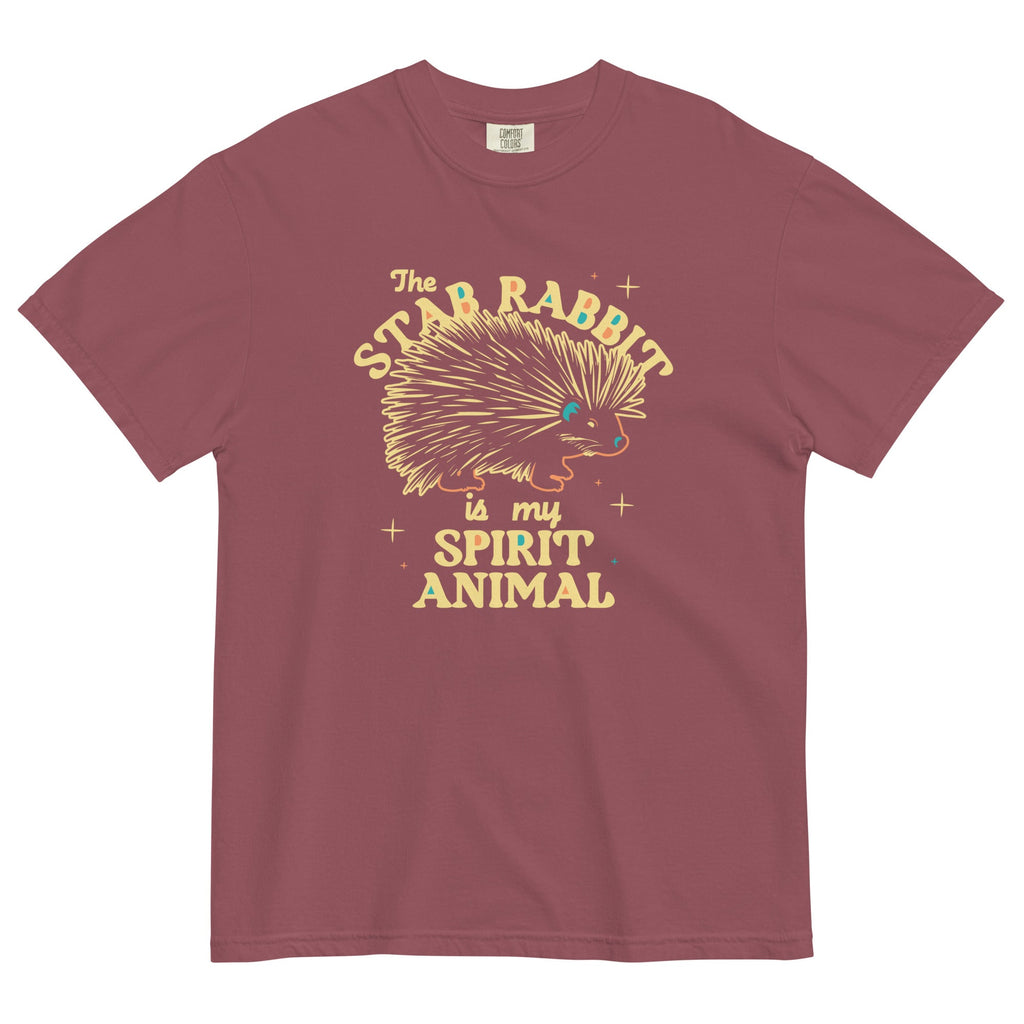 The Stab Rabbit Is My Spirit Animal Men's Relaxed Fit Tee product image 5