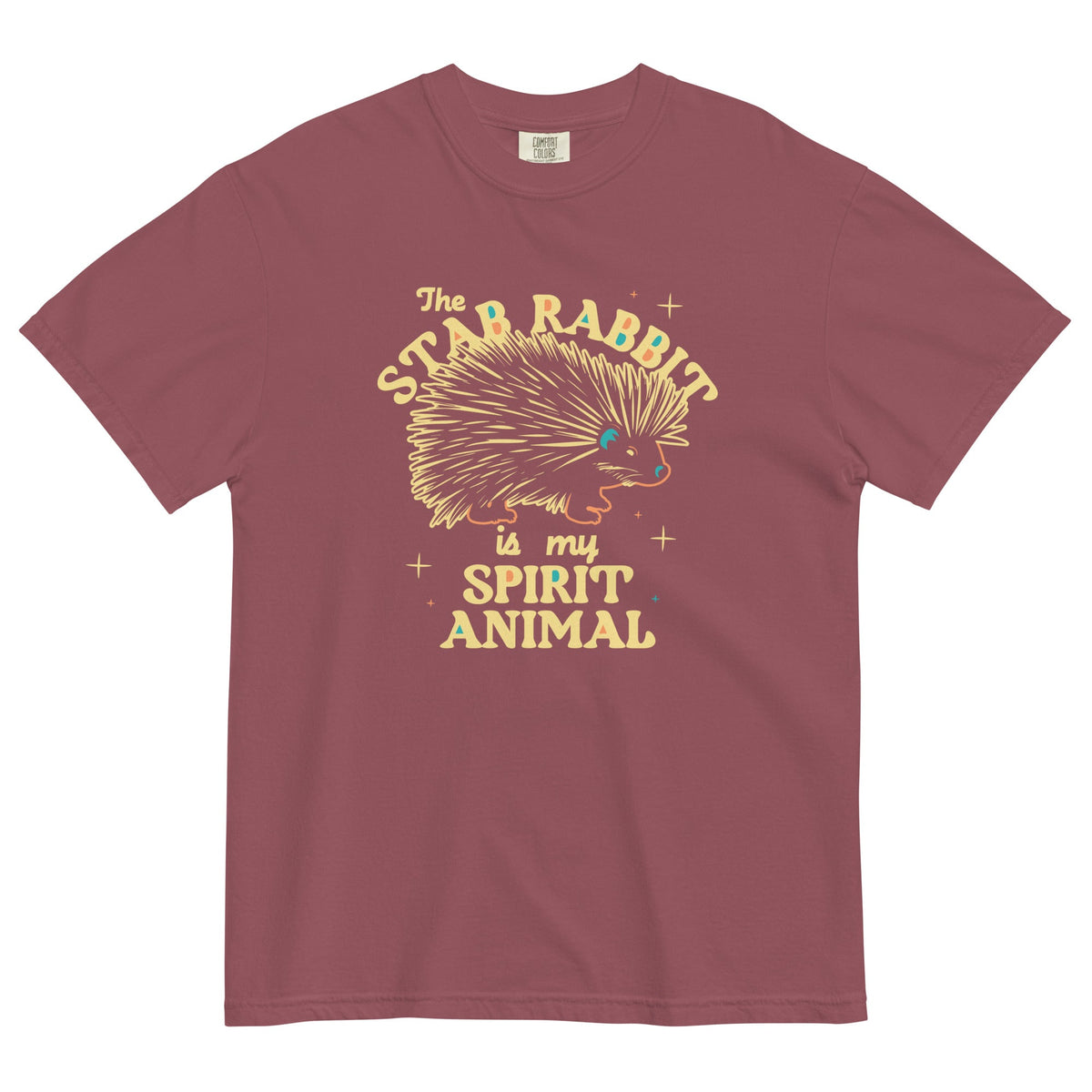 The Stab Rabbit Is My Spirit Animal Men's Relaxed Fit Tee product image 5