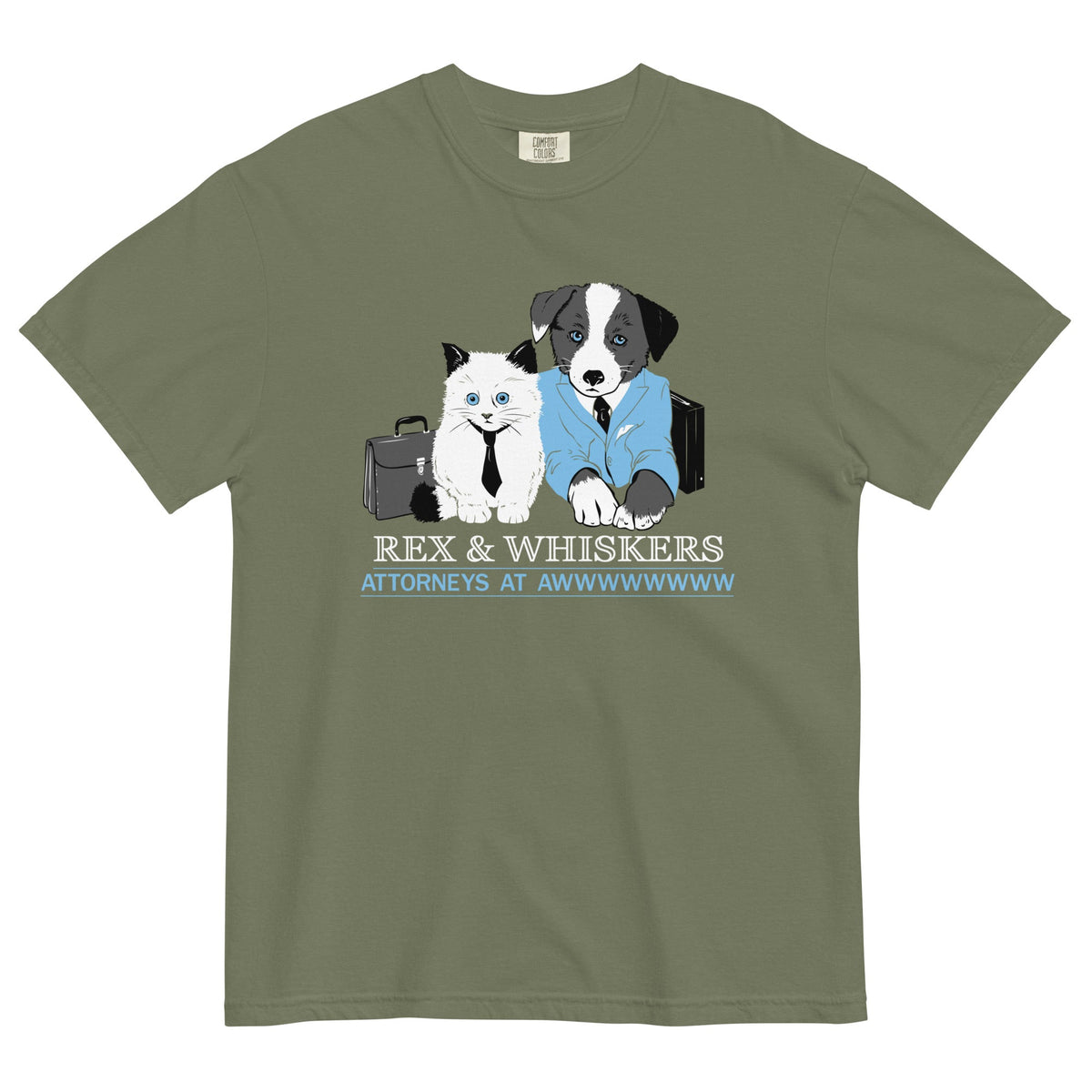Rex and Whiskers Attorneys Men's Relaxed Fit Tee product image 4