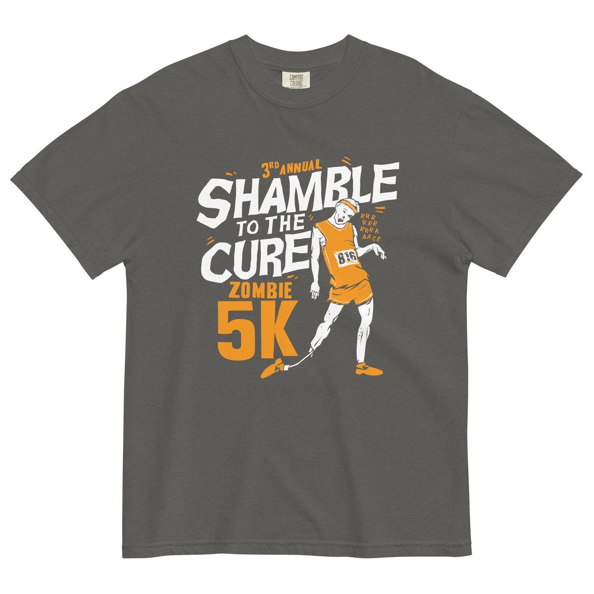 Shamble To The Cure Zombie 5K Men's Relaxed Fit Tee product image 6