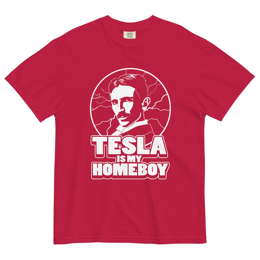 Tesla Is My Homeboy Men's Relaxed Fit Tee product image 2