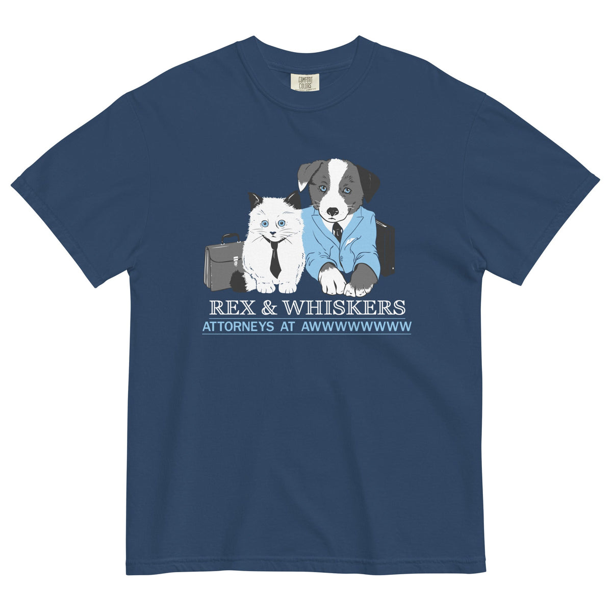 Rex and Whiskers Attorneys Men's Relaxed Fit Tee product image 3